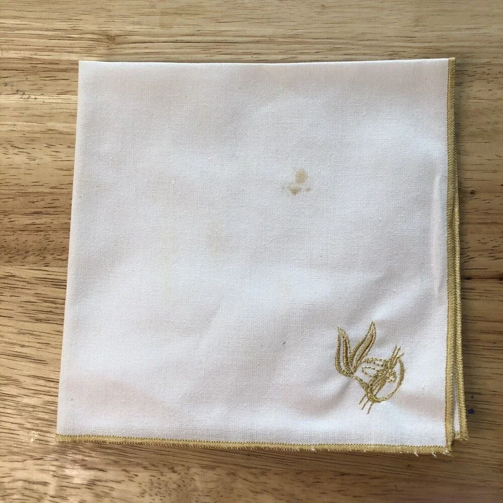 After 6 Vintage Looney Tunes Cocktail Napkins Set of 4